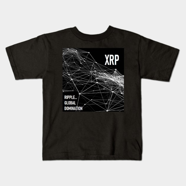 Ripple XRP Kids T-Shirt by DigitalNomadInvestor
